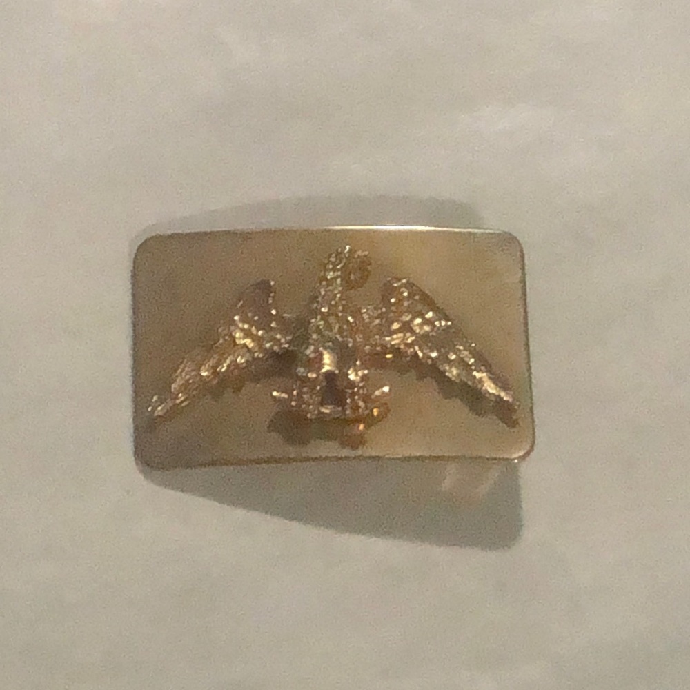 Eagle 🦅 Gold tone Small belt buckle